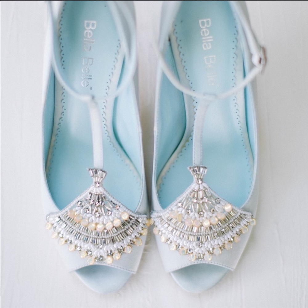 Bella Belle Bridal Blue Wedding Shoes